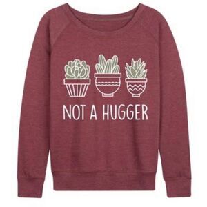 Women’s Not a hugger sweater NWOT size L